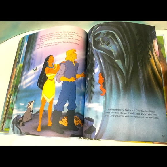 WALT DISNEY VTG 90s POCAHONTAS CLASSIC STORYBOOK - Picture 8 of 15